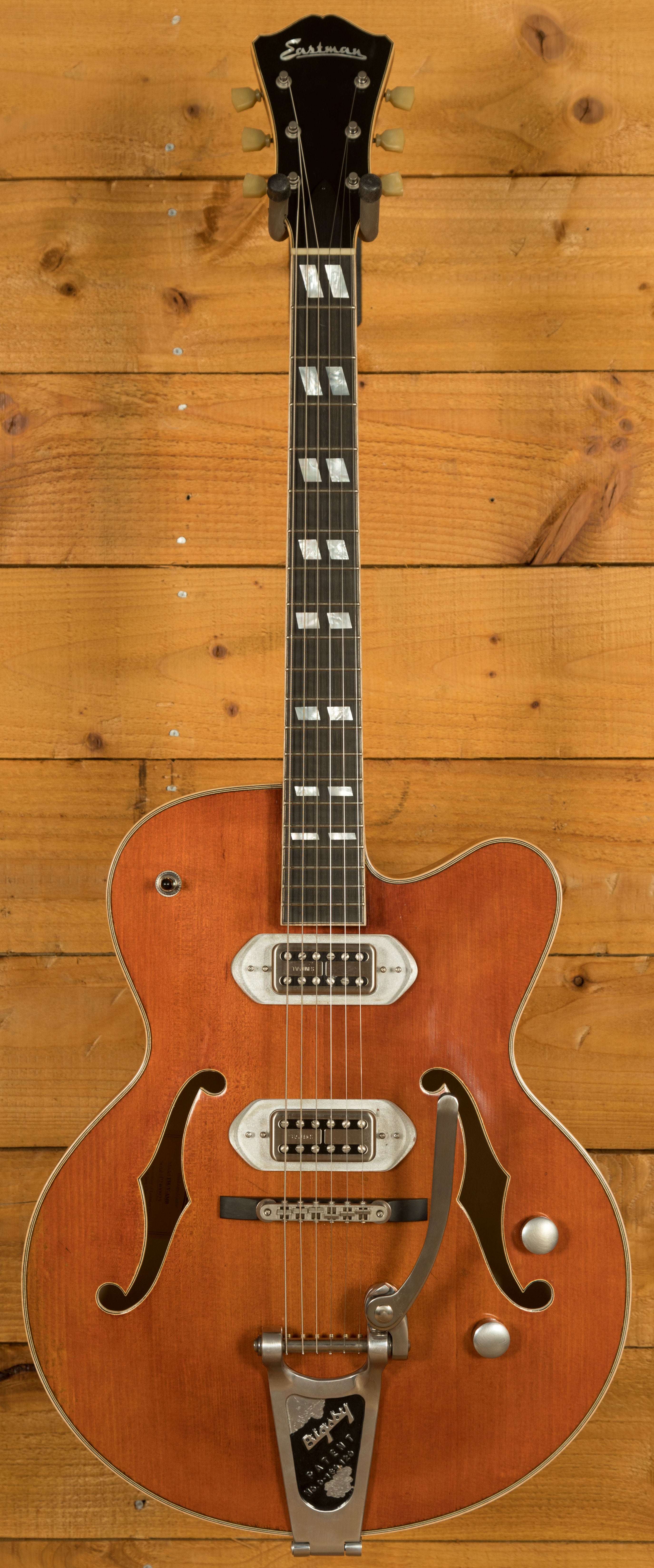 Đàn Guitar Điện Eastman Antique Varnish T58/v-AMB/ Antique Amber