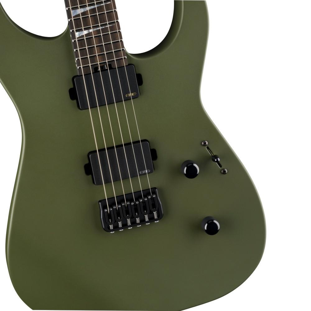 Jackson Soloist SL2MG, HT, American Series, Matte Army Drab, Electric Guitar
