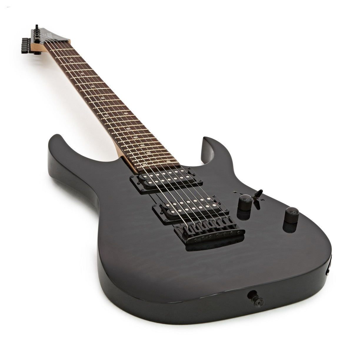 Ibanez GRG7221QA GIO, Transparent Black Sunburst