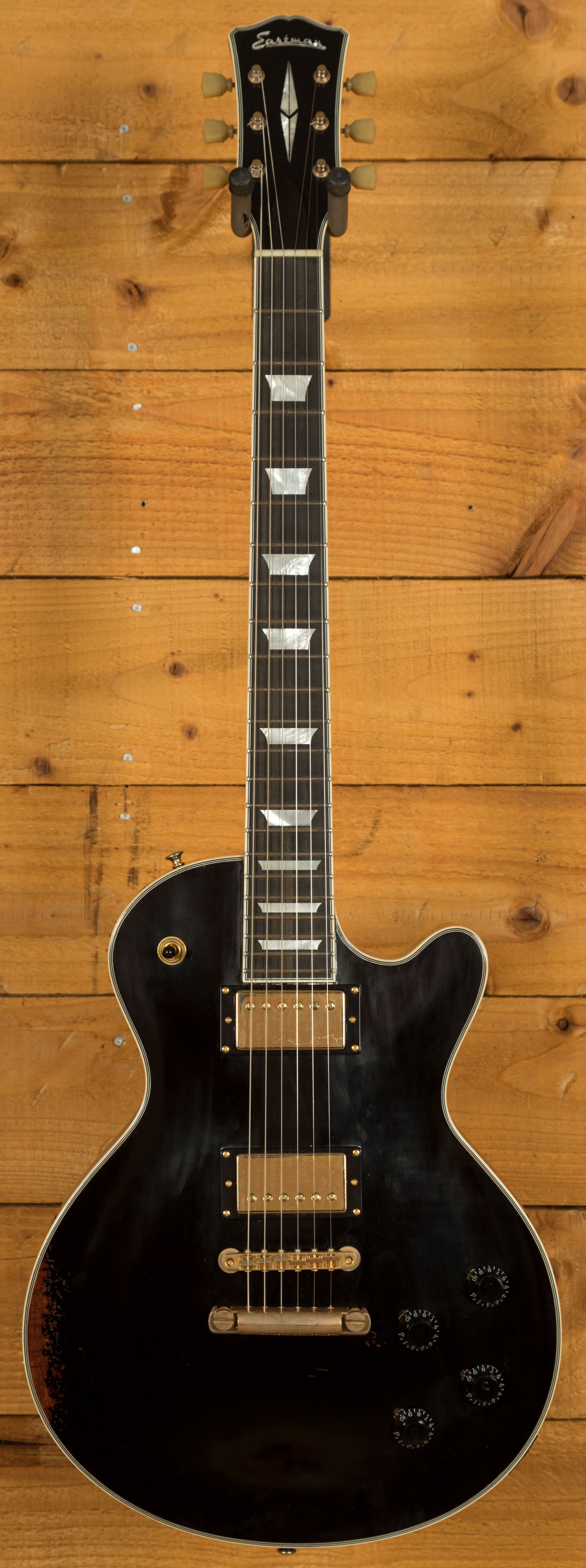 Đàn Guitar Điện Eastman Antique Varnish SB57/v-BK | Antique Black