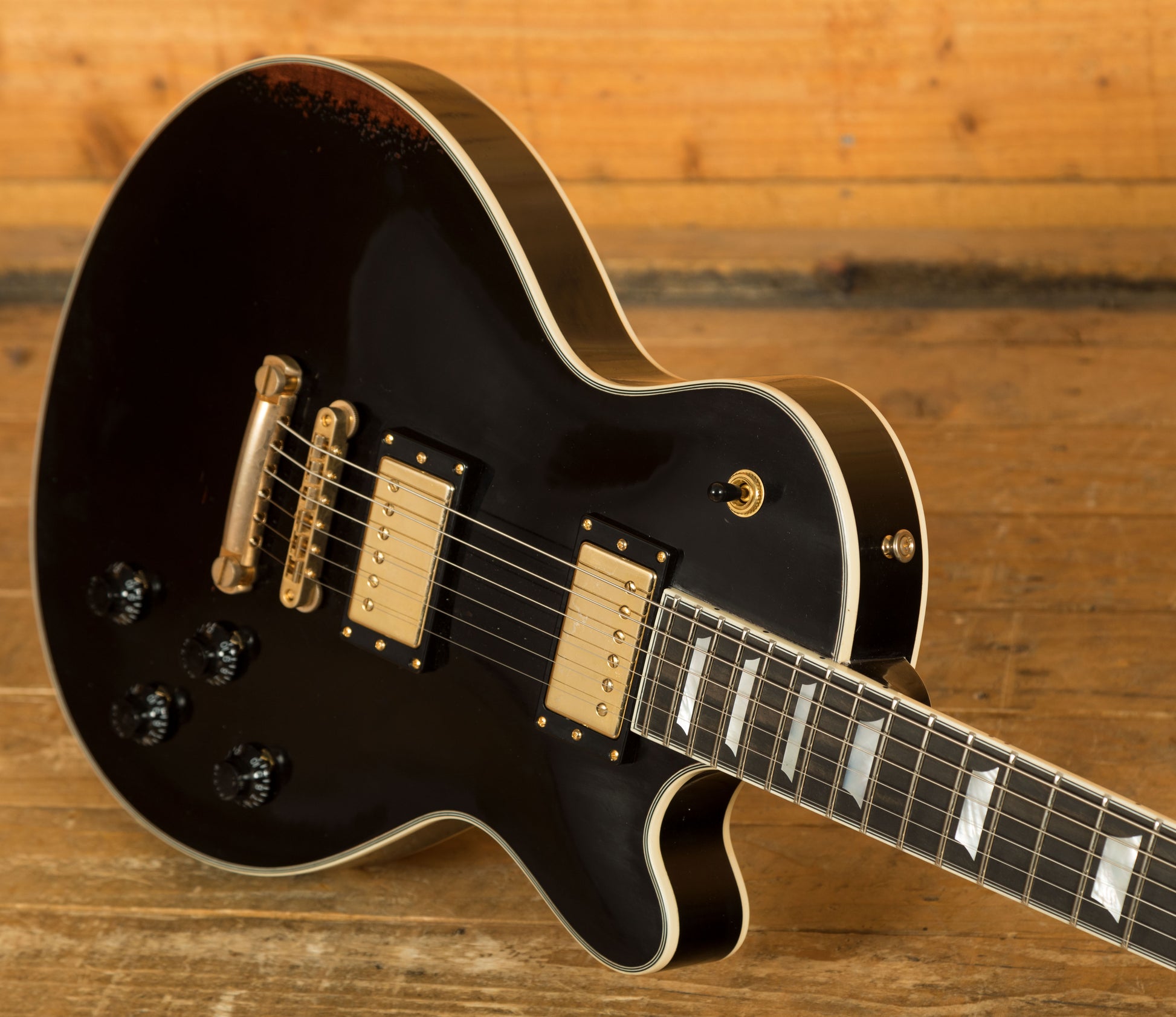 Đàn Guitar Điện Eastman Antique Varnish SB57/v-BK | Antique Black