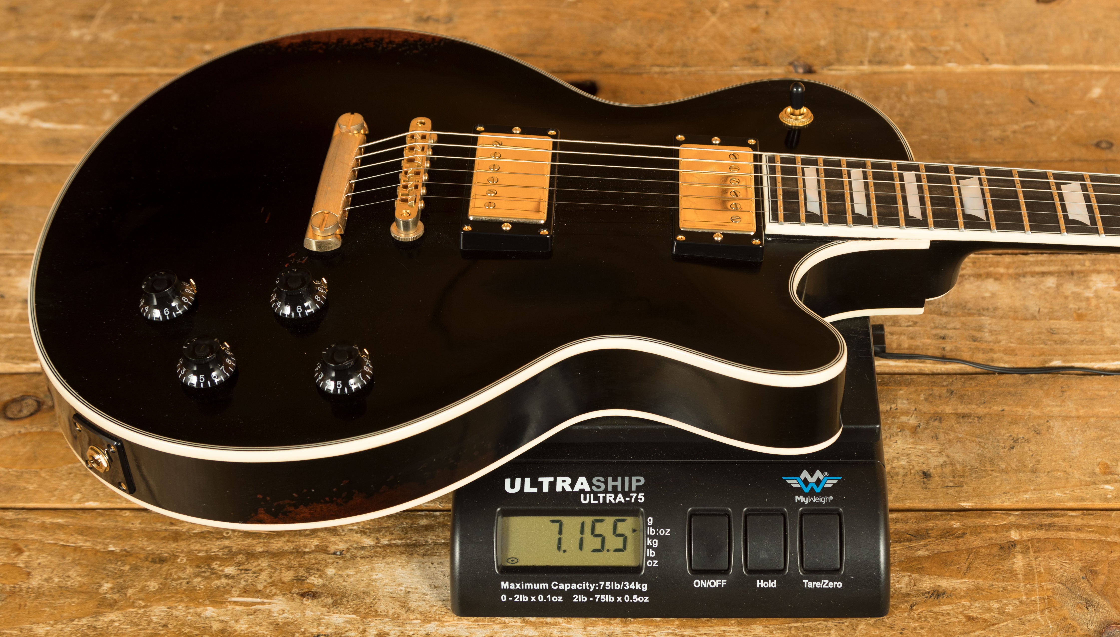 Đàn Guitar Điện Eastman Antique Varnish SB57/v-BK | Antique Black