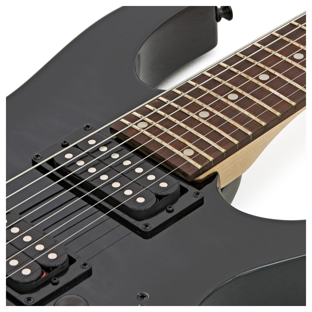 Ibanez GRG7221QA GIO, Transparent Black Sunburst
