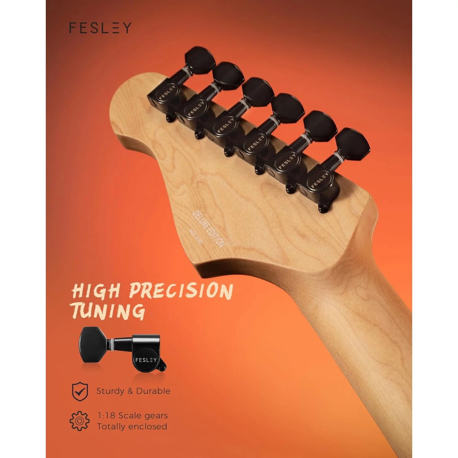 Đàn Guitar Điện Fesley FST400M HSS, Mixed Fingerboard