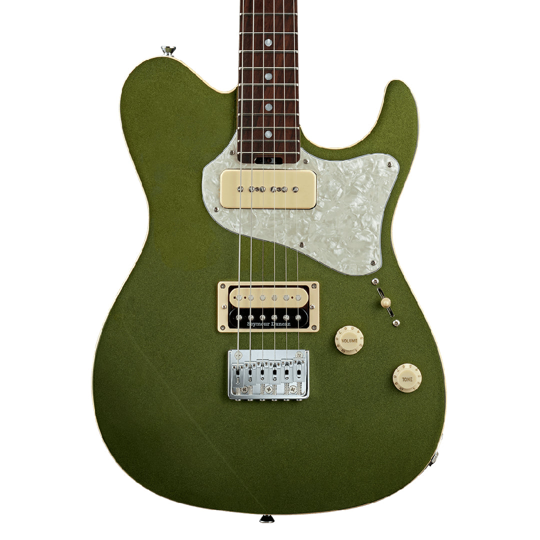 Đàn Guitar Điện ESP EDWARDS E-THROBBER-CTM, Leaf Green Metallic