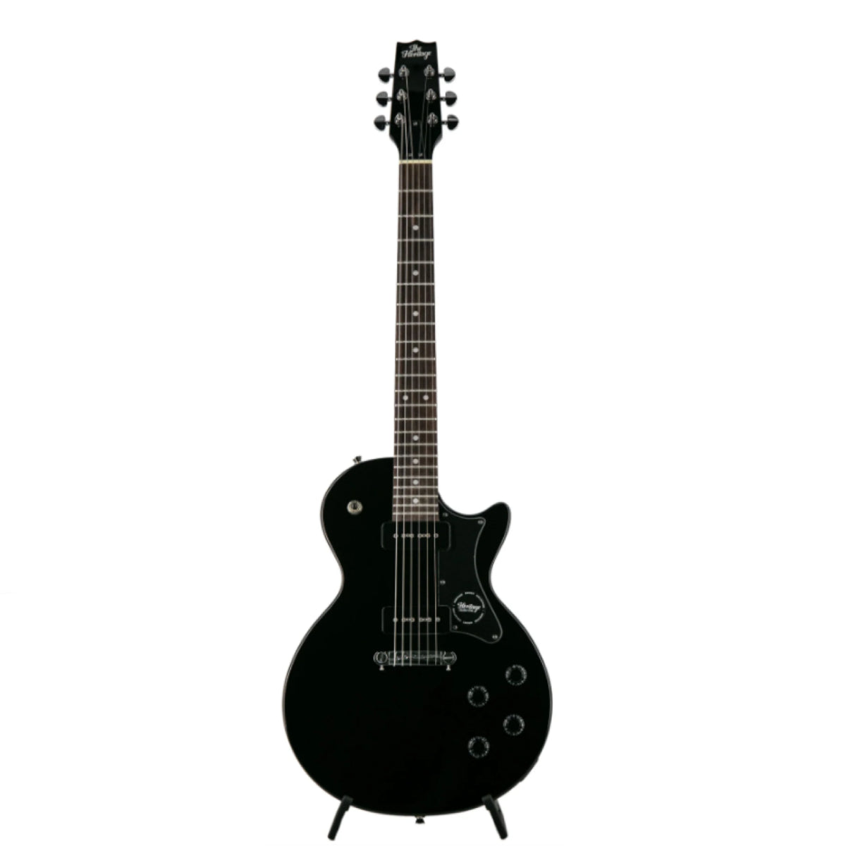 Heritage Ascent Collection H-137 P90 Electric Guitar Bundle, Black (VN Exclusive)