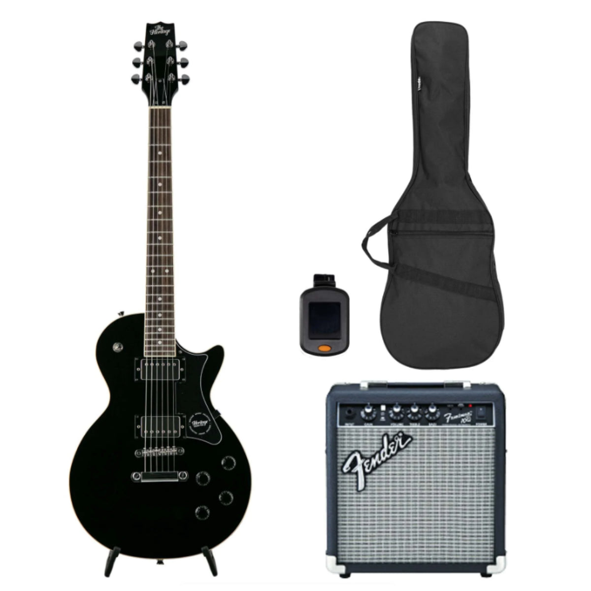 Heritage Ascent Collection H-150 Electric Guitar Bundle, Black (VN Exclusive)