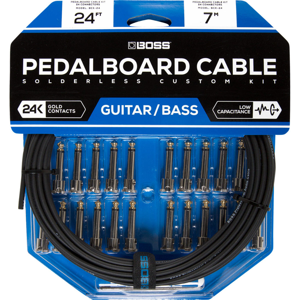 Review sản phẩm BOSS BCK-24 Pedalboard Cable Kit
