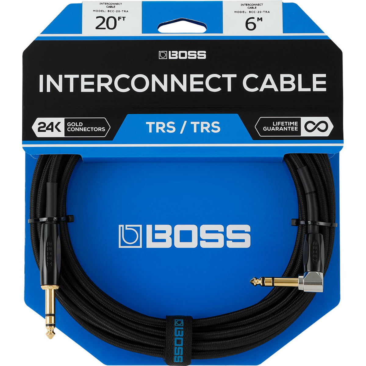 BOSS BCC 3 TRA Interconnect Cable