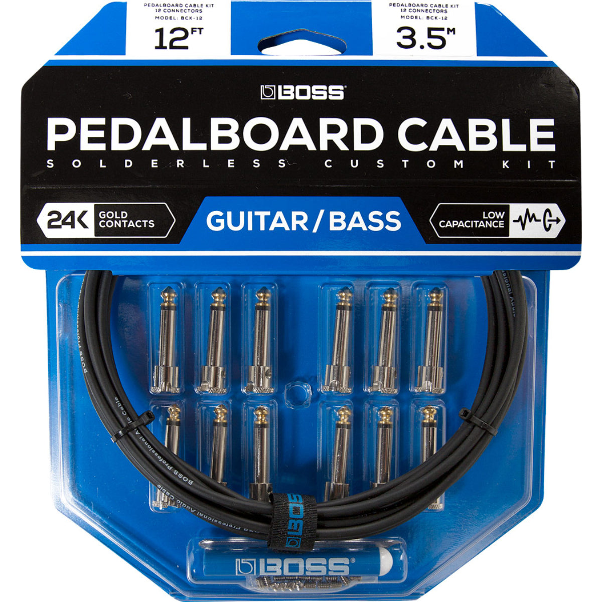 BOSS BCK 12 Pedalboard Cable Kit