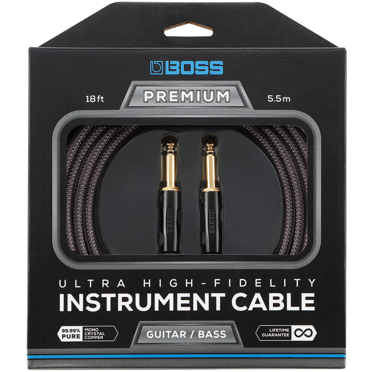 BOSS BIC-P10 Premium Instrument Cable