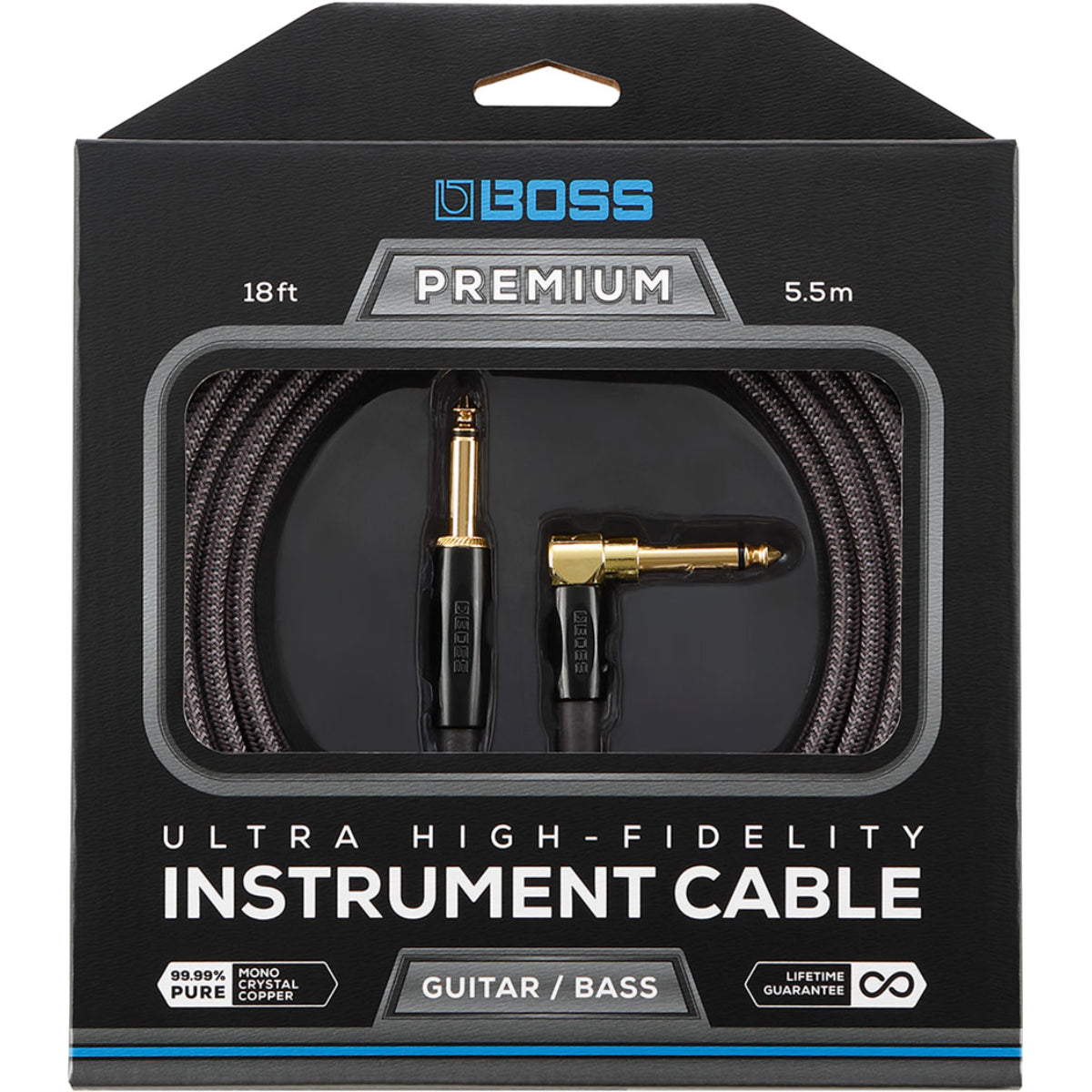 BOSS BIC-P10A Premium Instrument Cable