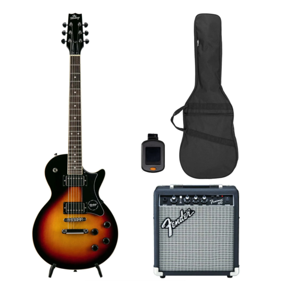 Heritage Ascent Collection H-150 Electric Guitar Bundle, Sunburst (VN Exclusive)