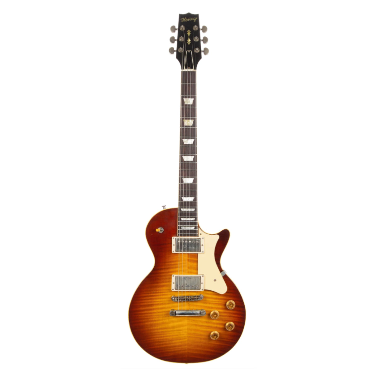 Heritage Custom Shop Core Collection H-150 Electric Guitar with Case, Tobacco Sunburst, Artisan Aged