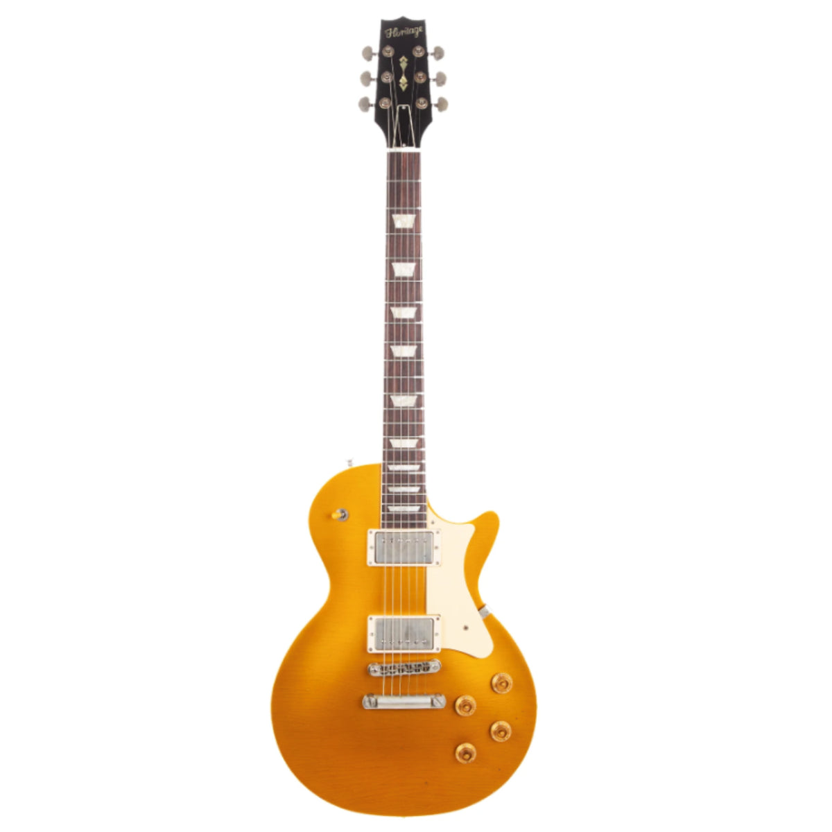 Heritage Custom Shop Core Collection H-150 Electric Guitar with Case, Gold Top, Artisan Aged