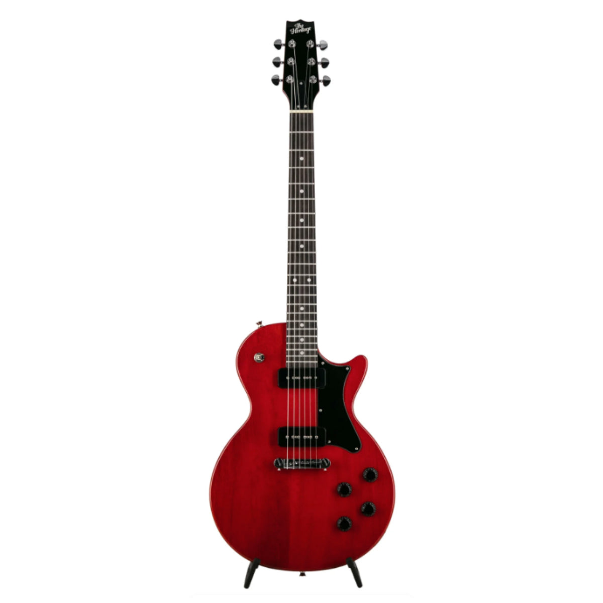 Heritage Ascent Collection H-137 P90 Electric Guitar Bundle, Vintage Cherry (VN Exclusive)