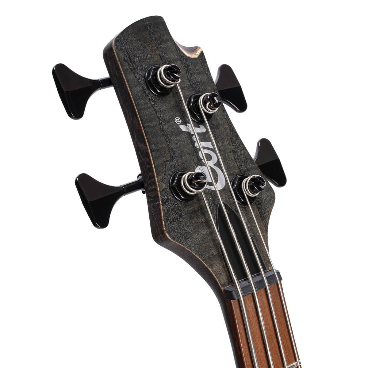 Đàn Guitar Bass Cort B4 Element, Open Pore Trans Black