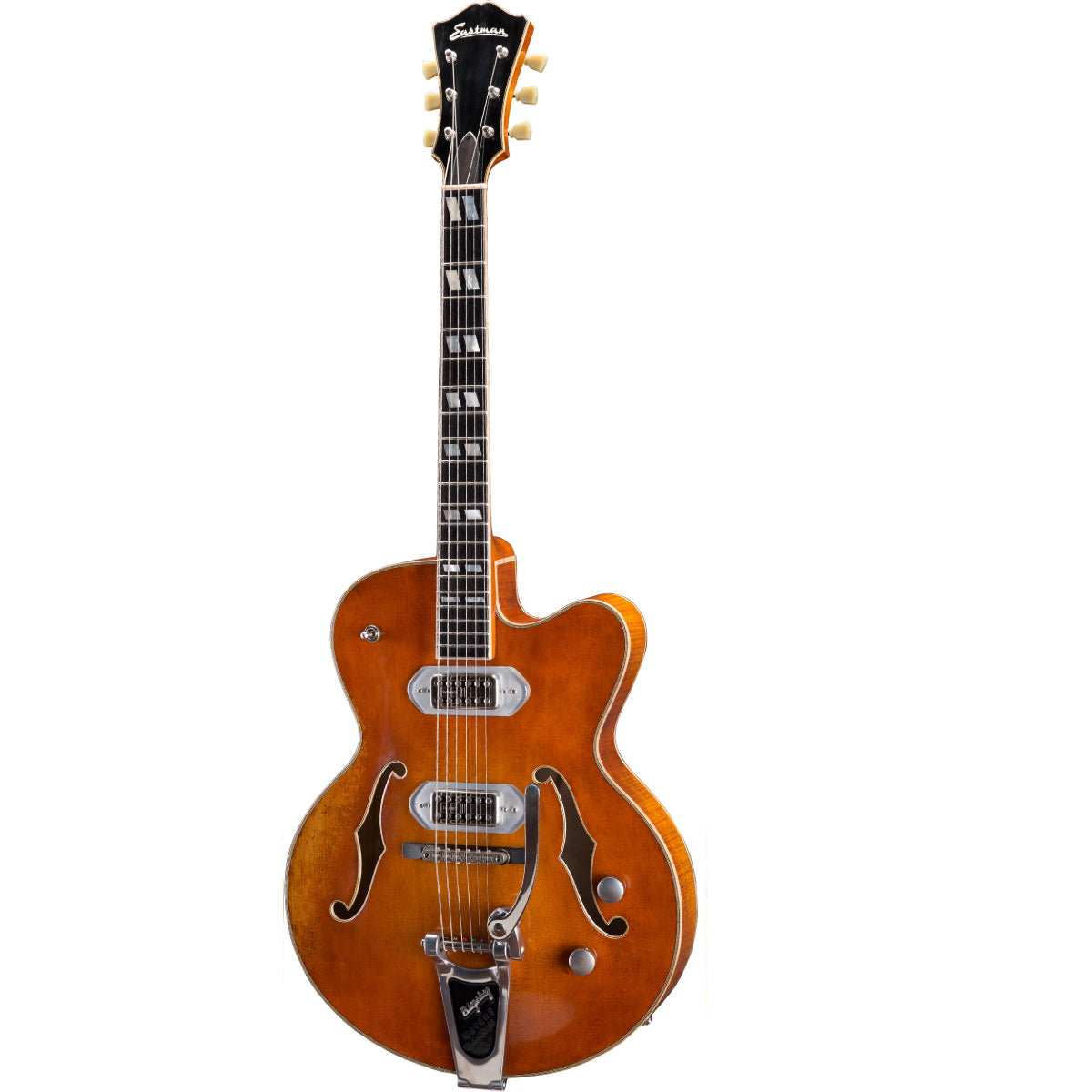 Đàn Guitar Điện Eastman Antique Varnish T58/v AMB/ Antique Amber