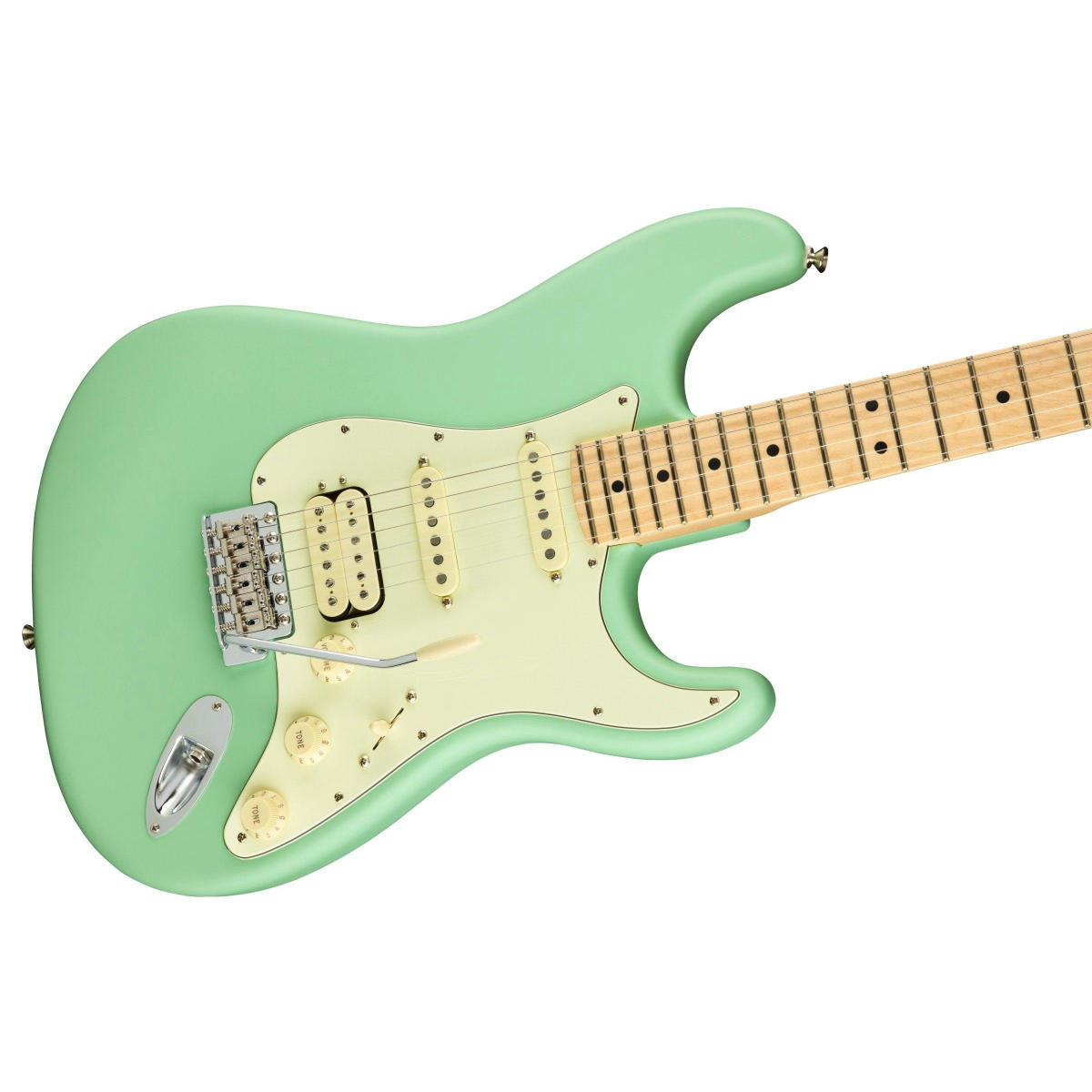 Đàn Guitar ĐiệnFender American Performer Stratocaster HSS, Maple Fingerboard, Satin Surf Green, #0114922357