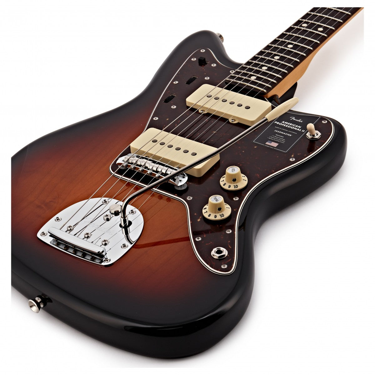 Đàn Guitar Điện Fender American Professional II Jazzmaster, Rosewood Fingerboard, 3-Color Sunburst w/Case, #0113970700