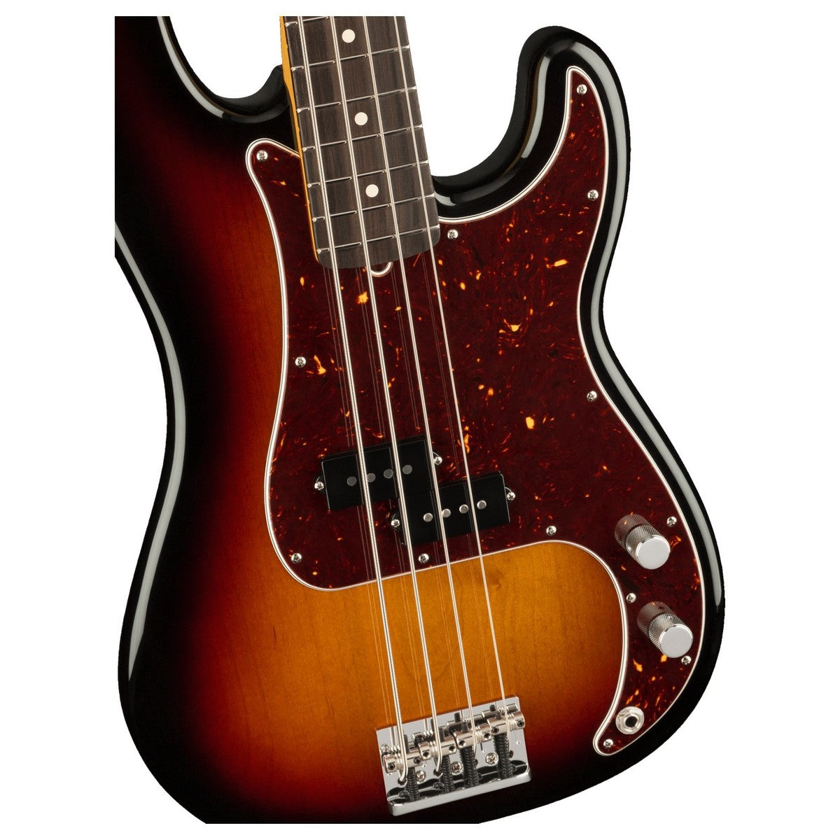 Đàn Guitar Bass Fender American Professional II Precision Bass, Rosewood Fingerboard, 3-Tone Sunburst, # 0193930700