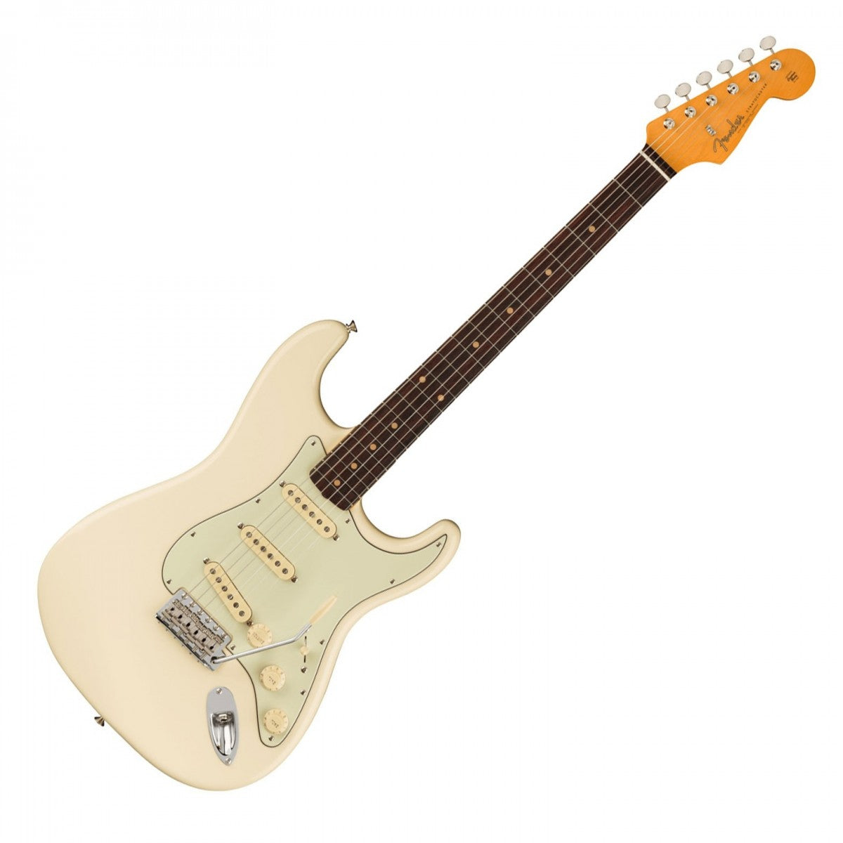 Đàn Guitar Điện Fender American Vintage II 1961 Stratocaster, Slab Rosewood Fingerboard, Olympic White, #0110250805