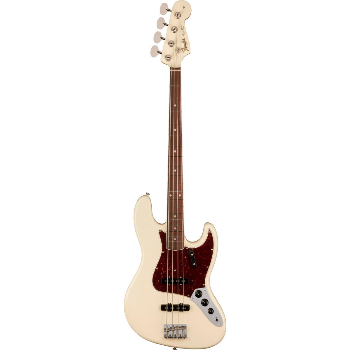 Đàn Guitar Bass Fender American Vintage II 1966 Jazz Bass, Bound-Round Laminated Rosewood Fingerboard, Olympic White, #0190170805