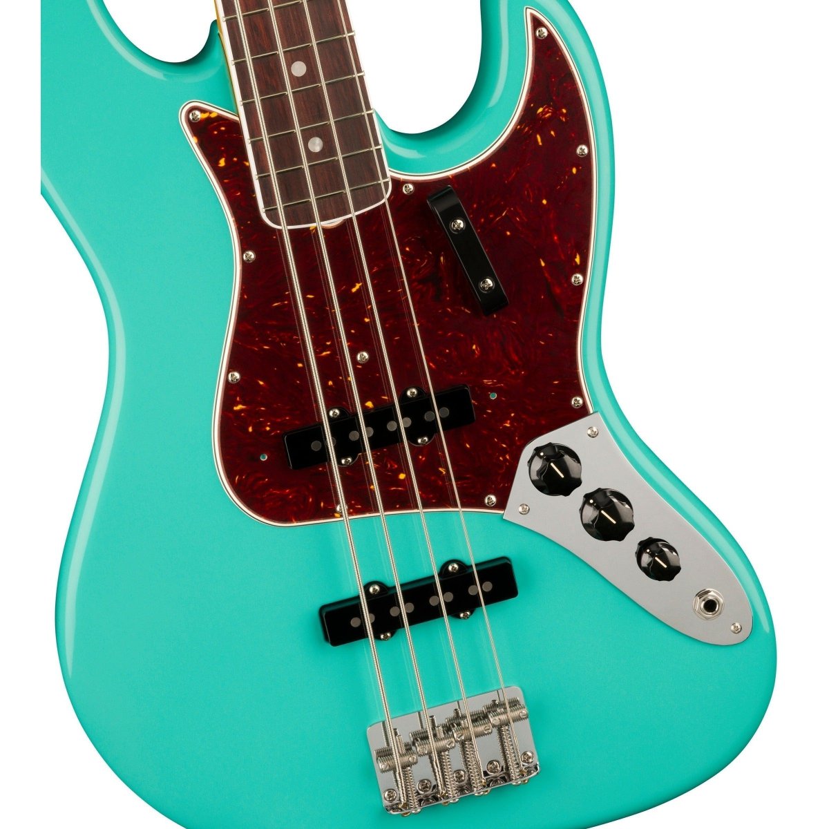 Đàn Guitar Bass Fender American Vintage II 1966 Jazz Bass, Bound-Round Laminated Rosewood Fingerboard, Sea Foam Green, #0190170849