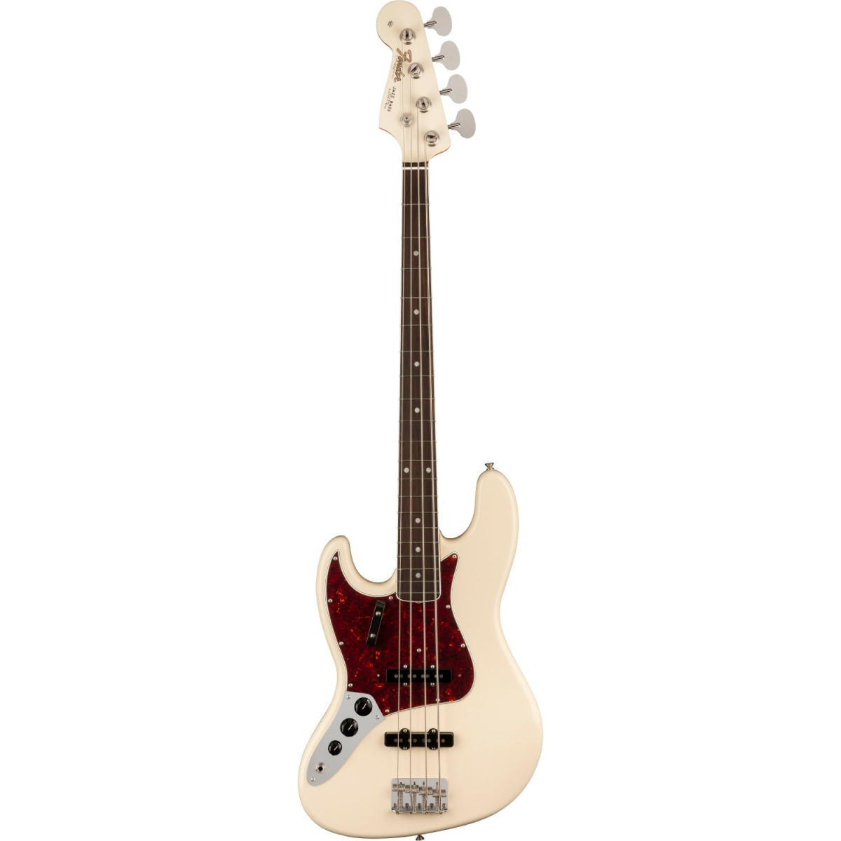 Đàn Guitar Bass Fender American Vintage II 1966 Jazz Bass Left-Hand, Bound-Round Laminated Rosewood Fingerboard, Olympic White, #0190180805