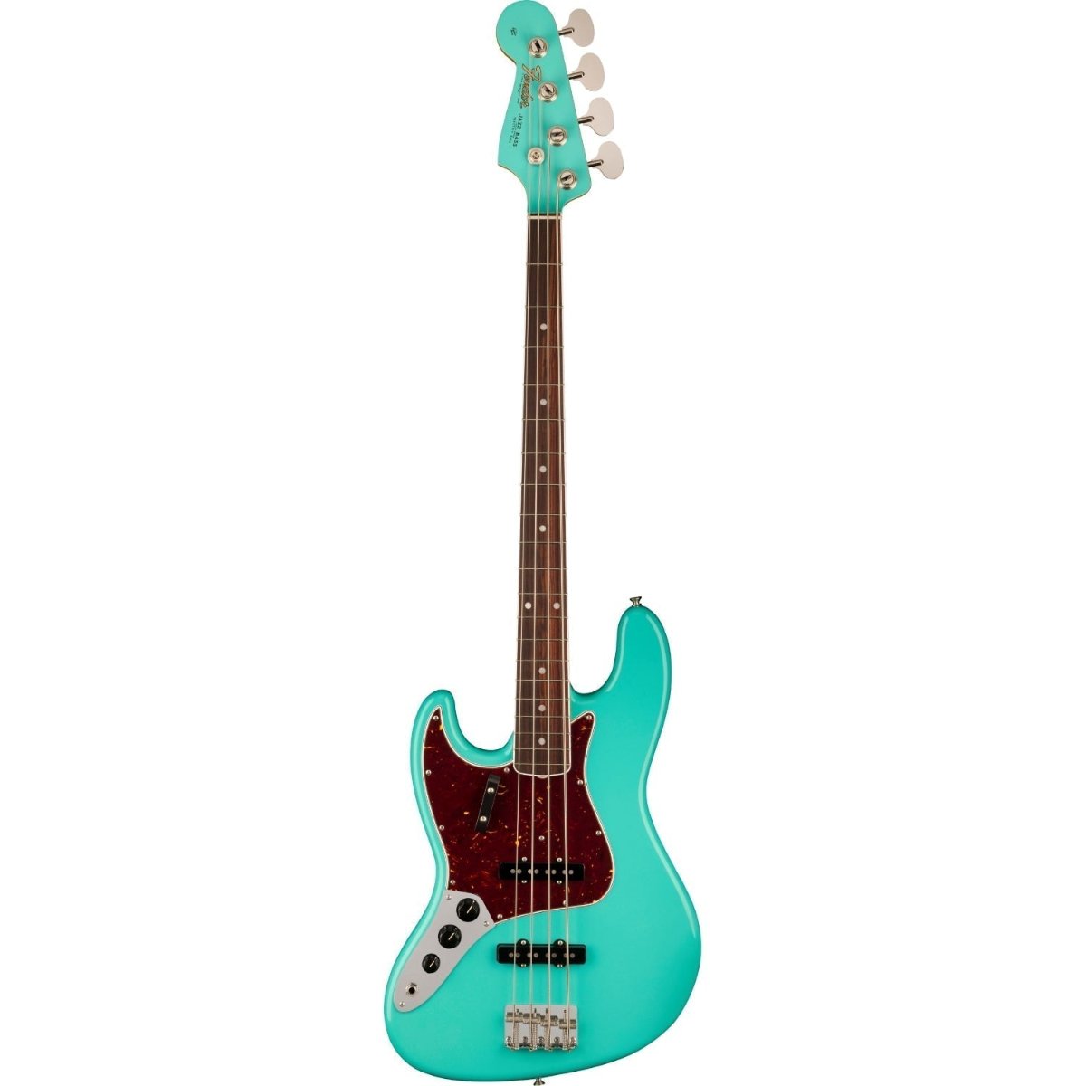 Đàn Guitar Bass Fender American Vintage II 1966 Jazz Bass Left-Hand, Bound-Round Laminated Rosewood Fingerboard, Sea Foam Green, #0190180849