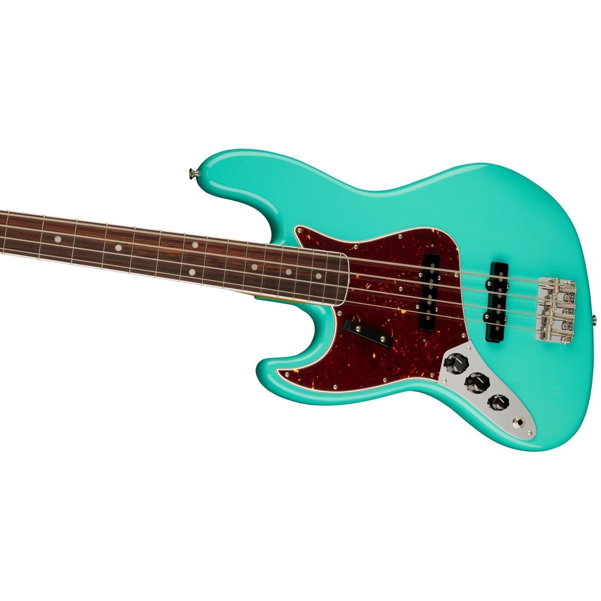 Đàn Guitar Bass Fender American Vintage II 1966 Jazz Bass Left-Hand, Bound-Round Laminated Rosewood Fingerboard, Sea Foam Green, #0190180849