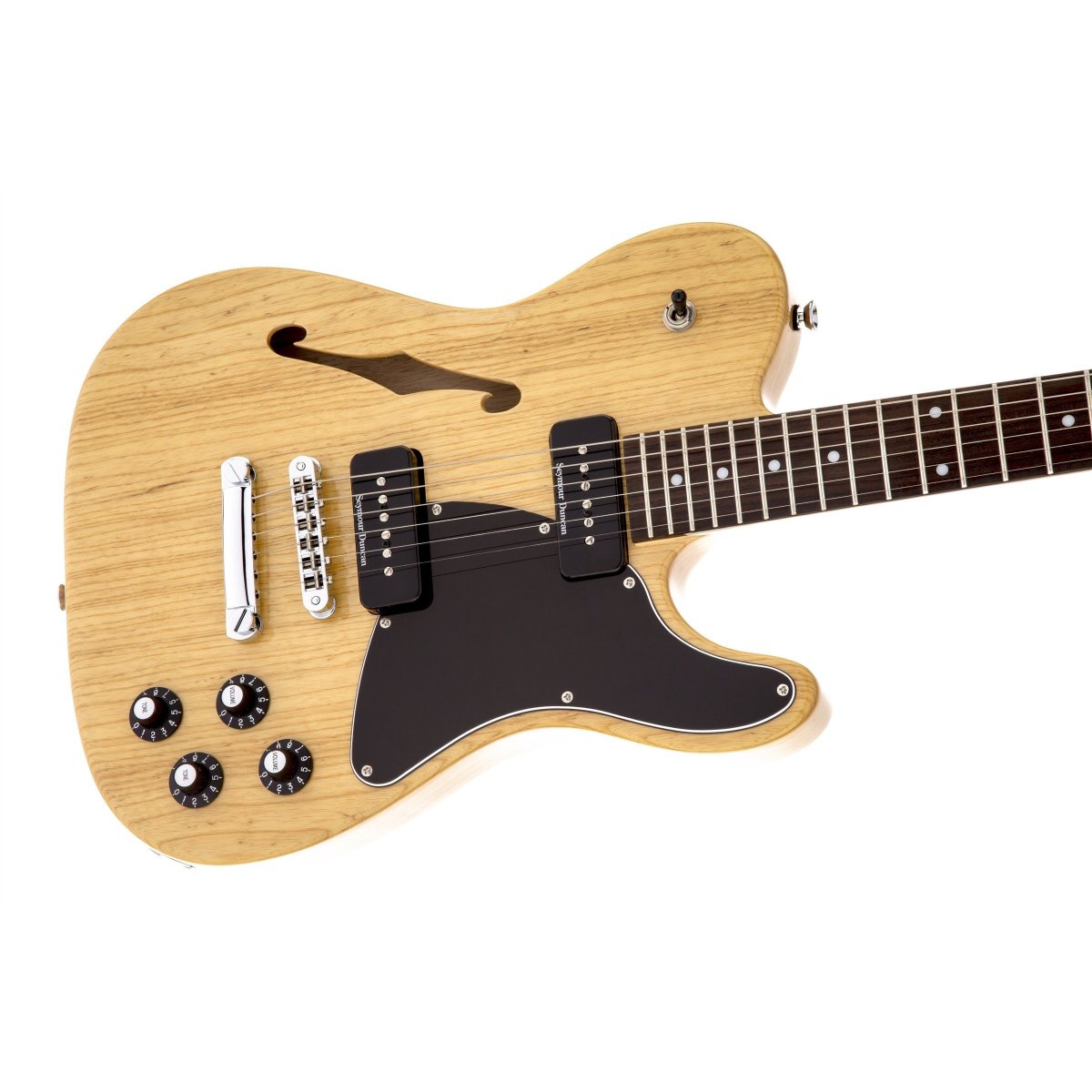 Đàn Guitar Điện Fender Jim Adkins JA90 Telecaster Thinline, Indian Laurel Fingerboard, Natural, # 0262354521