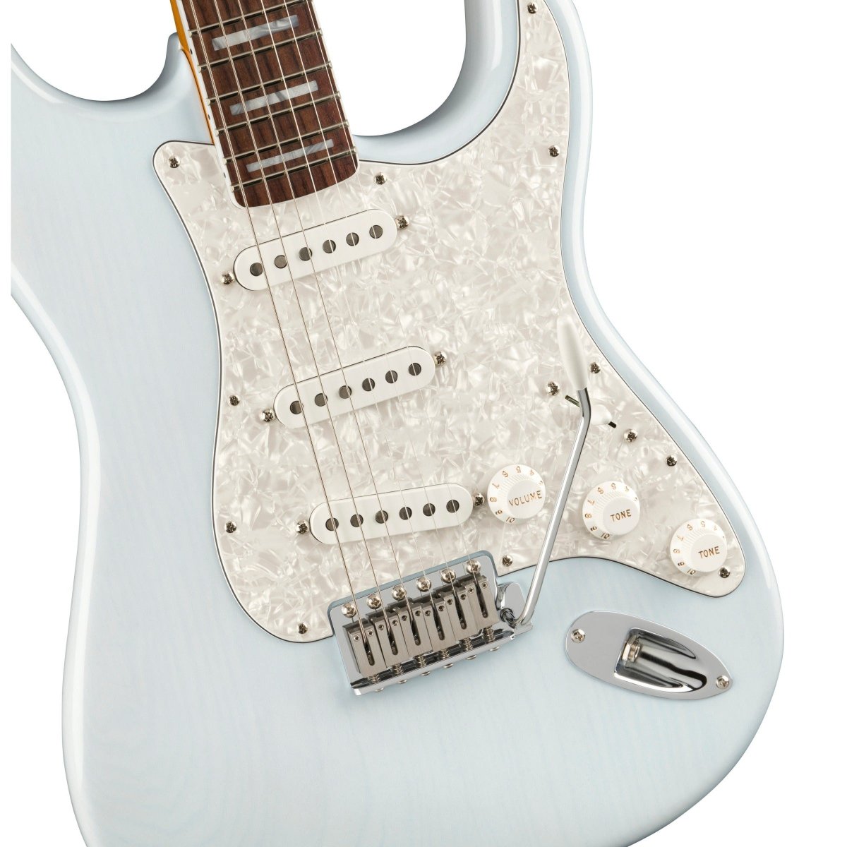 Đàn Guitar Điện Fender Kenny Wayne Shepherd Stratocaster, Rosewood Fingerboard, Transparent Faded Sonic Blue, #0117510811