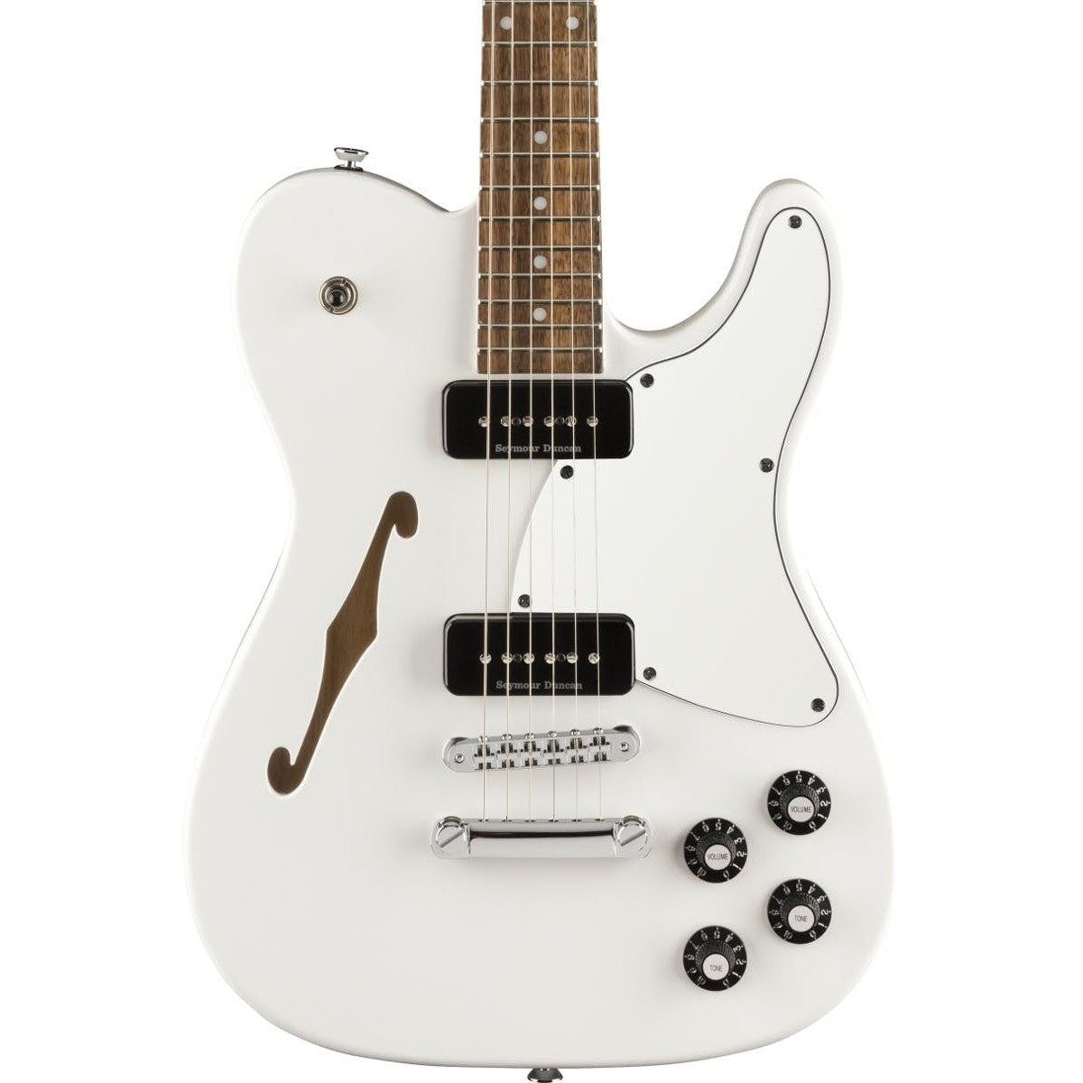 Đàn Guitar Điện Fender Jim Adkins JA90 Telecaster Thinline, White, #0262354580