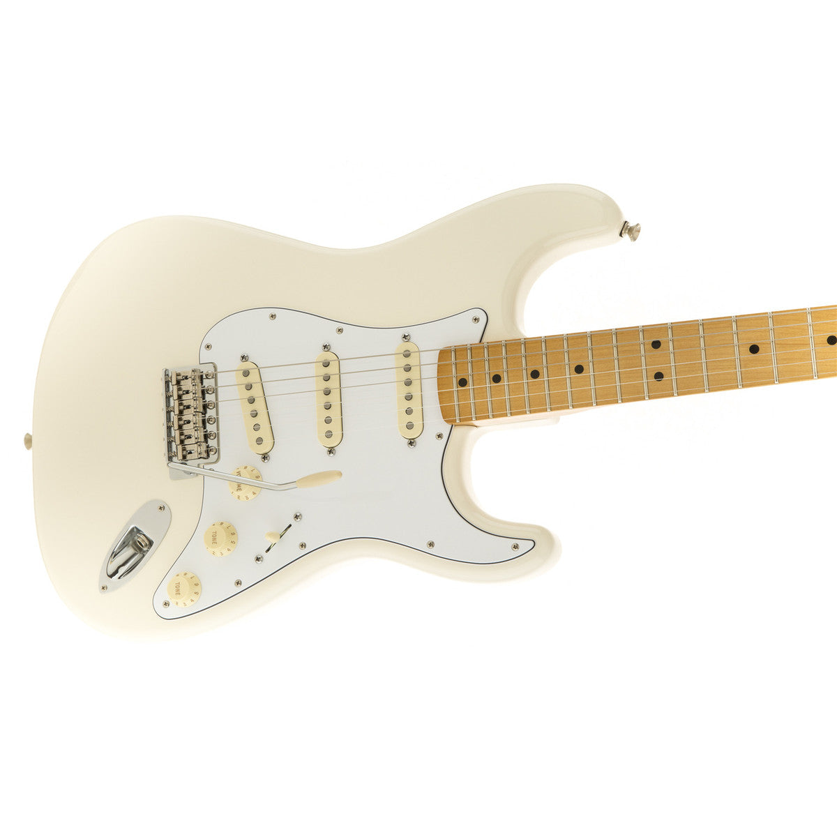 Đàn Guitar Điện Fender Jimi Hendrix Stratocaster, Maple Fingerboard, Olympic White, #0145802306