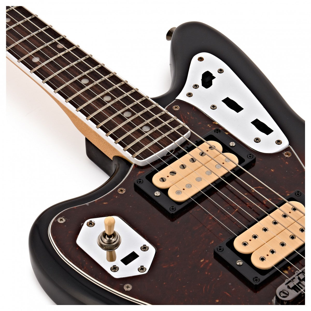 Đàn Guitar Điện Fender Kurt Cobain Jaguar Left-handed,Rosewood Fingerboard, 3-Tone Sunburst w/Case, #0143021700
