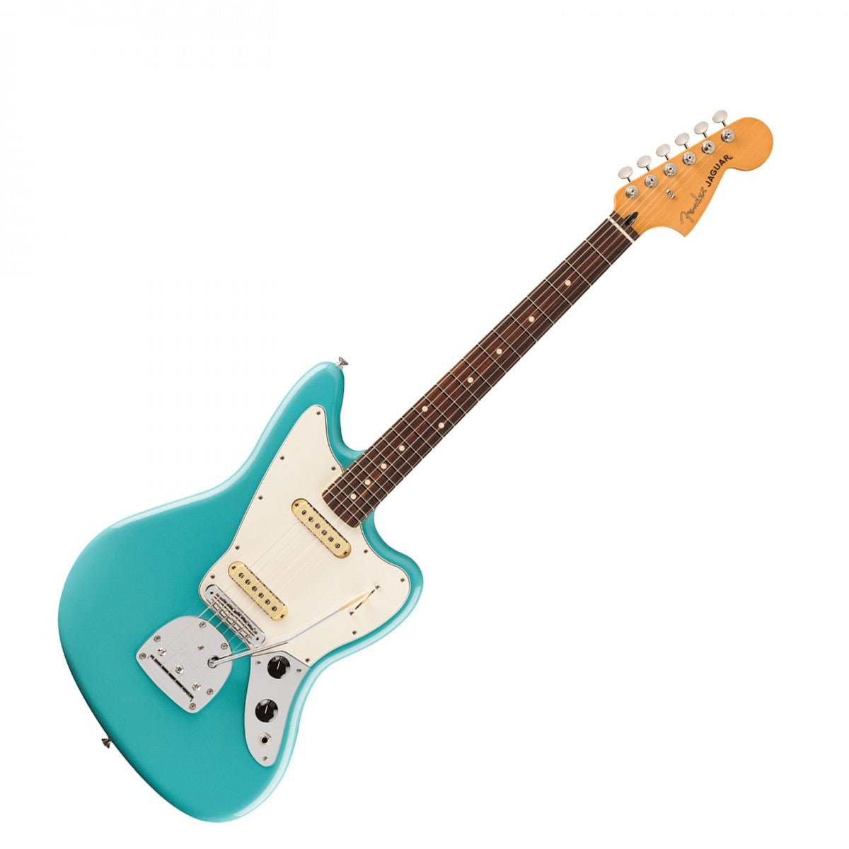 Đàn Guitar Điện Fender Player II Jaguar, Slab Rosewood Fingerboard, Aquatone Blue, #0140580518