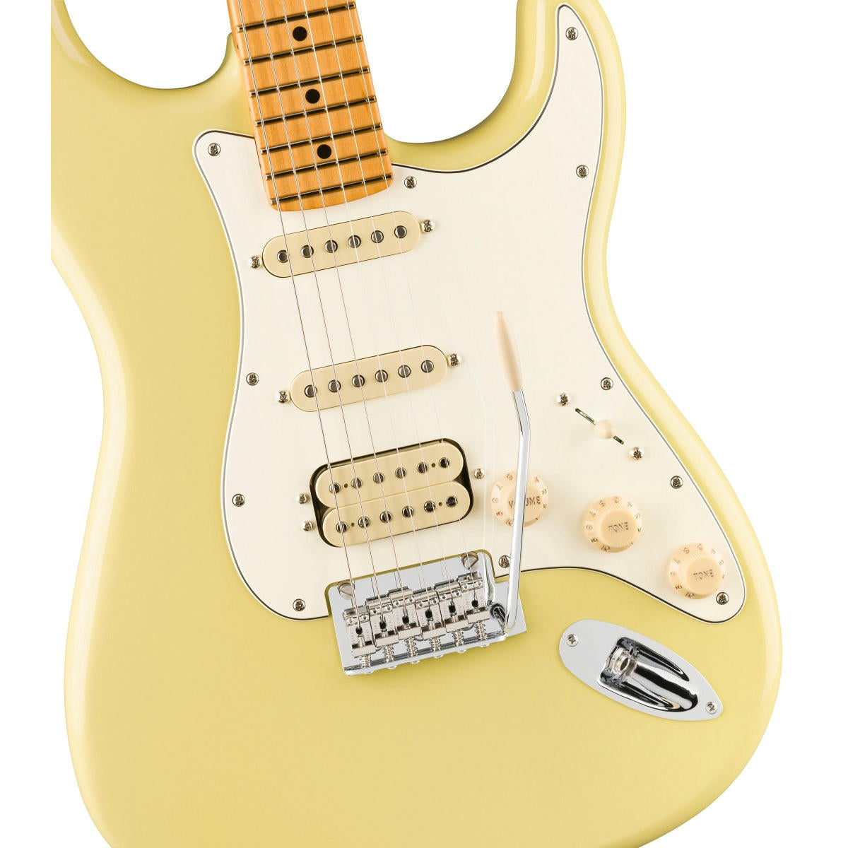 Đàn Guitar Điện Fender Player II Stratocaster HSS, Maple Fingerboard, Hialeah Yellow, #0140542561