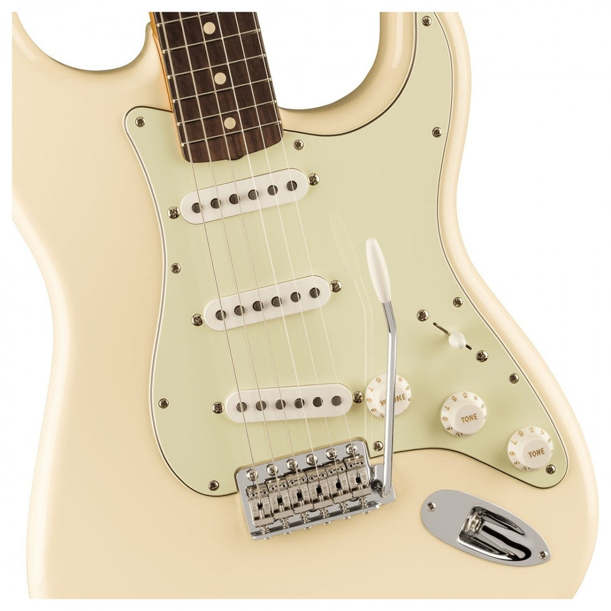 Đàn Guitar Điện Fender Vintera II '60s Stratocaster, Slab Rosewood Fingerboard, Olympic White, #0149020305