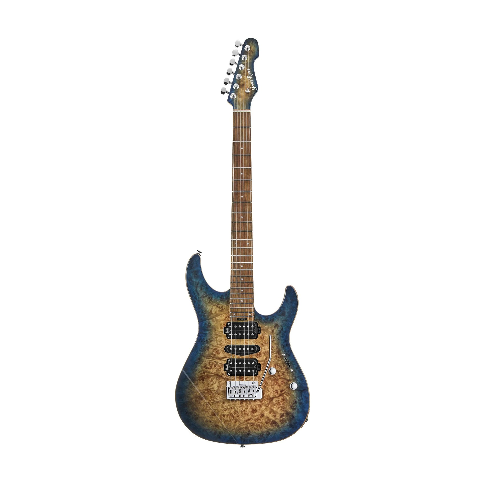 Đàn Guitar Điện GrassRoots G-AMAZE-GCB5-NDBS, Natural Dark Blue Burst