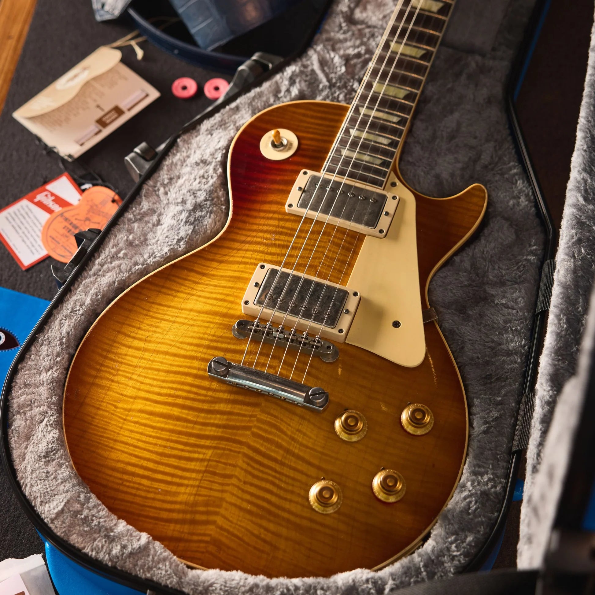 Đàn Guitar Điện Gibson Custom Jason Isbell “Red Eye” 1959 Les Paul Standard HH, Rosewood Fingerboard, Collector's Edition Red Eye Burst