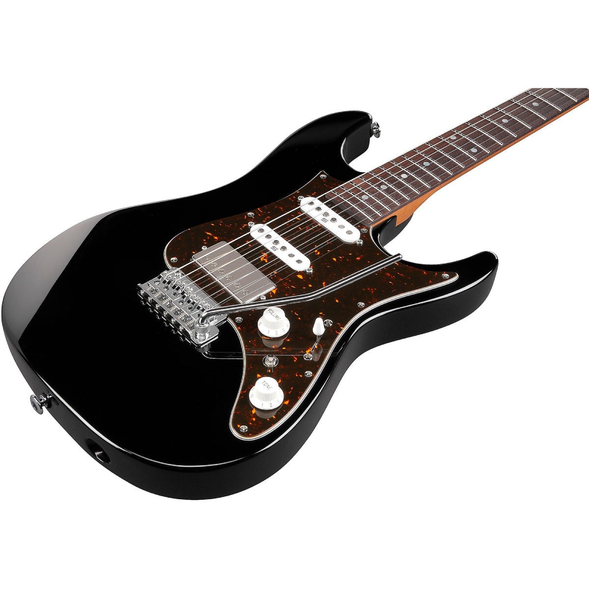 Đàn Guitar Điện Ibanez AZ2204N, HSS, Black w/Case