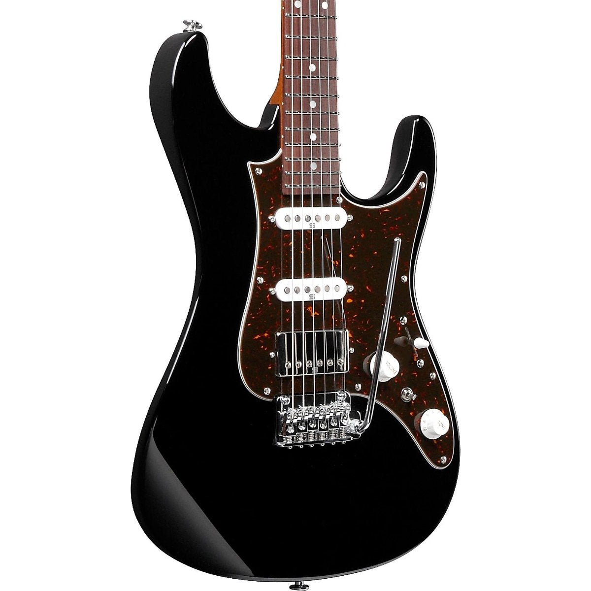 Đàn Guitar Điện Ibanez AZ2204N, HSS, Black w/Case
