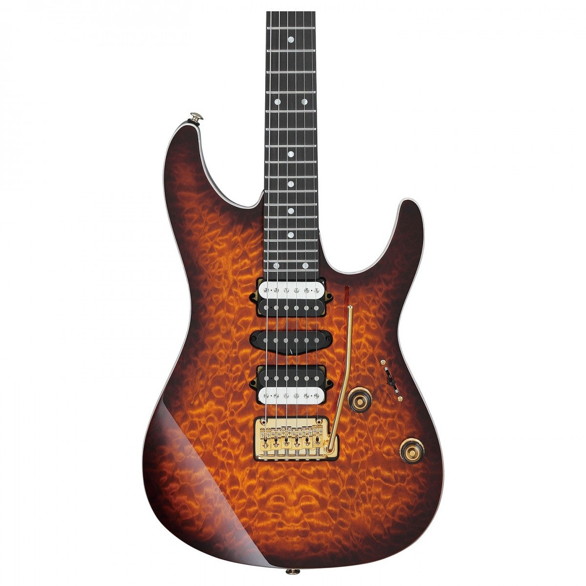Đàn Guitar Điện Ibanez AZ47P1QM, HSH, Dragon Eye Burst w/Bag