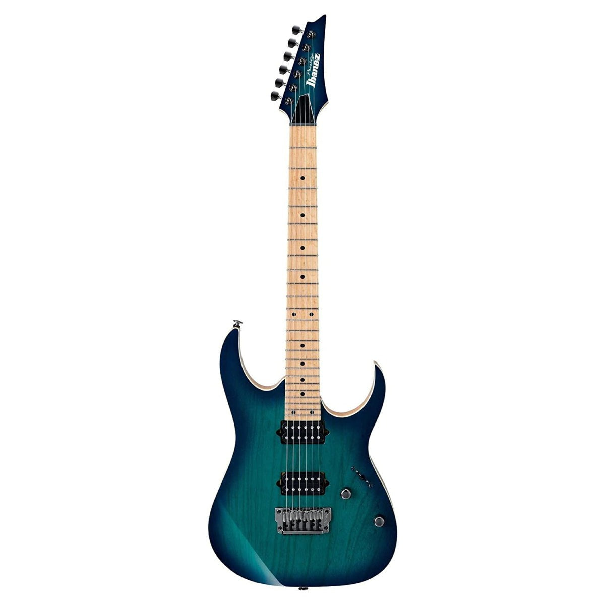 Đàn Guitar Điện Ibanez RG652AHMFX, HH,  Nebula Green Burst w/Case