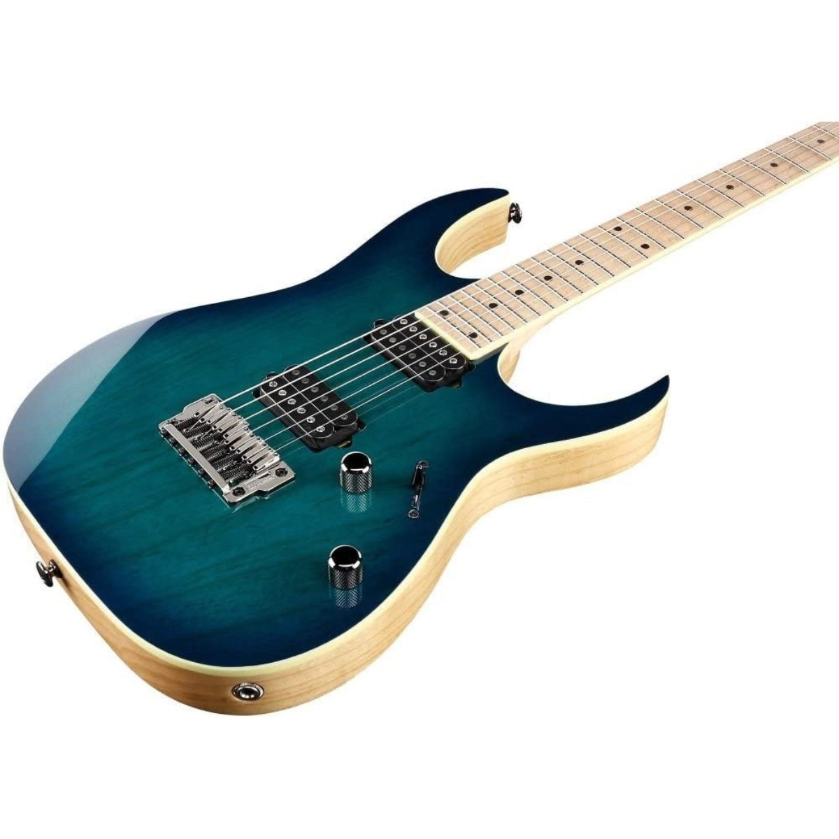 Đàn Guitar Điện Ibanez RG652AHMFX, HH,  Nebula Green Burst w/Case
