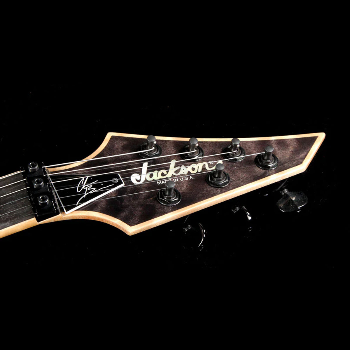Đàn Guitar Điện Jackson USA Signature Chris Broderick Soloist 6, Transparent Black, #2803056885
