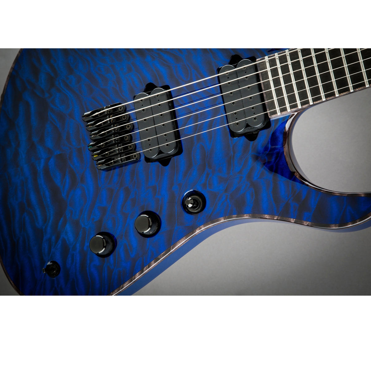 Đàn Guitar Điện Jackson USA Signature Chris Broderick Soloist HT6, Ebony Fingerboard, Transparent Blue, #2803156886
