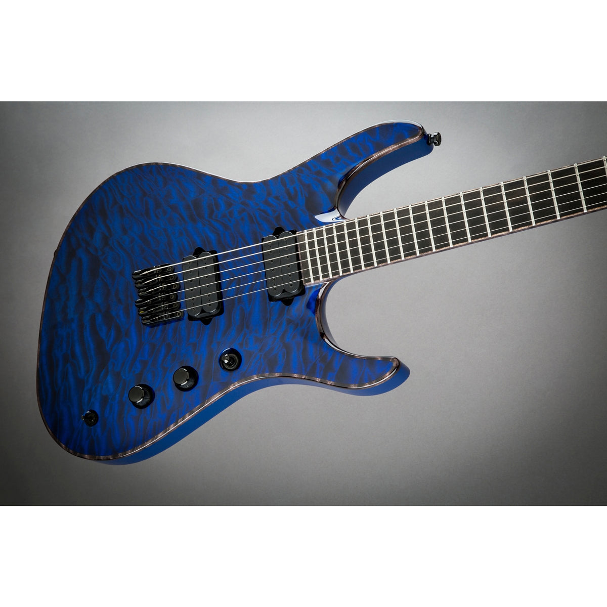 Đàn Guitar Điện Jackson USA Signature Chris Broderick Soloist HT6, Ebony Fingerboard, Transparent Blue, #2803156886