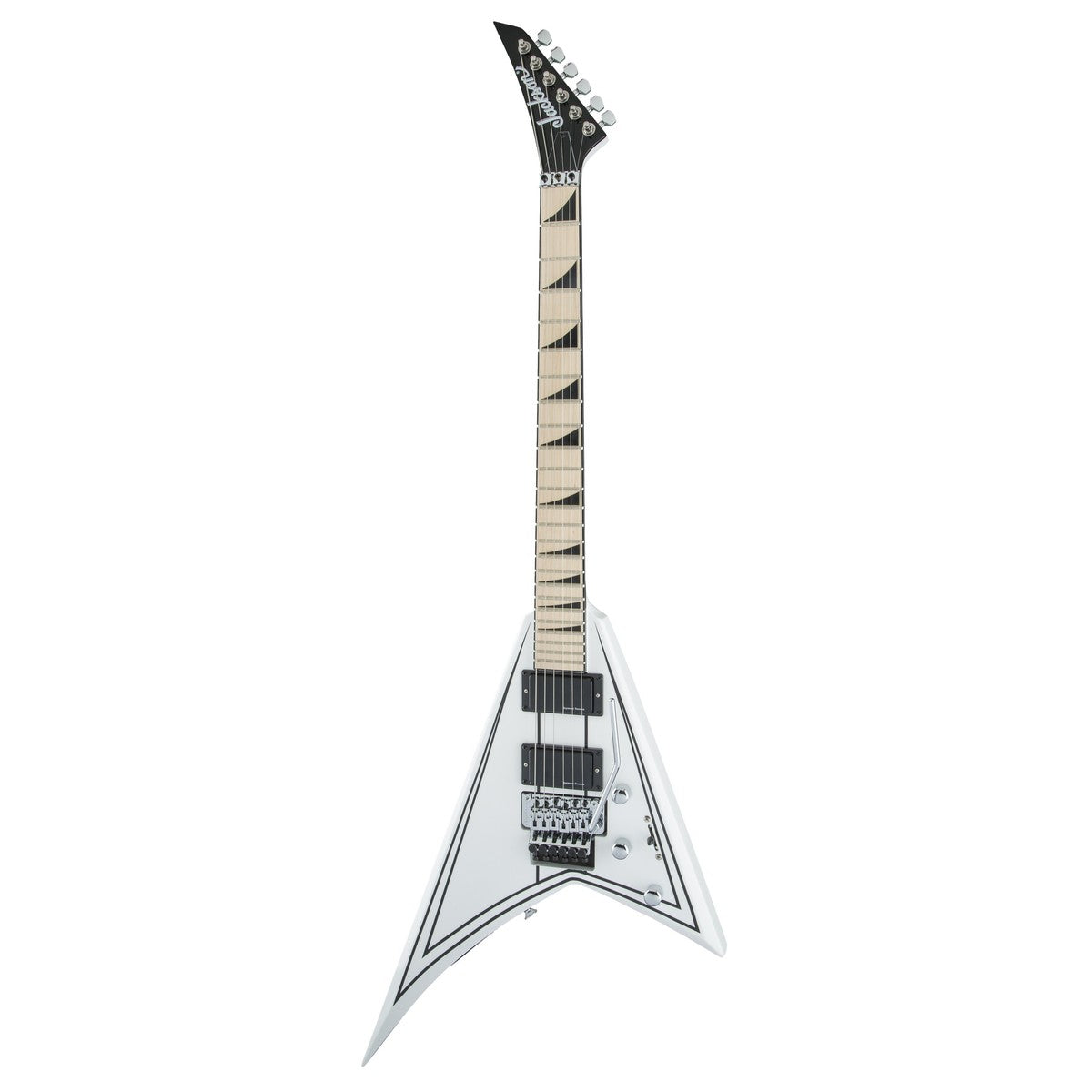 Đàn Guitar Điện Jackson X Series Rhoads RRX24M, Maple Fingerboard, Snow White With Black Pinstripes, #2916322548